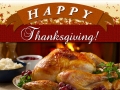 Happy Thanksgiving Newsletter Image, Typography, layers, festive