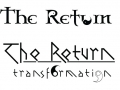 The Return Logo - Rock band logo.