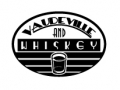 Vaudeville and Whiskey Comedy Troupe logo - Art Nouveau typography