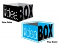 Idea Box Logo - Vector Perspective