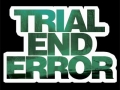 Trial End Error Poster created with a digital camera and Photoshop - Black and White poster for a snowboarding movie release.
