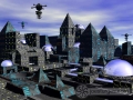 Digital City created using Bryce 3D